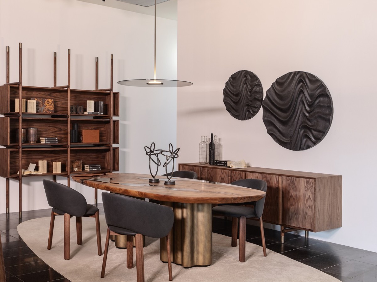 Riva 1920 Aqua Sideboard Walnut Without Knots