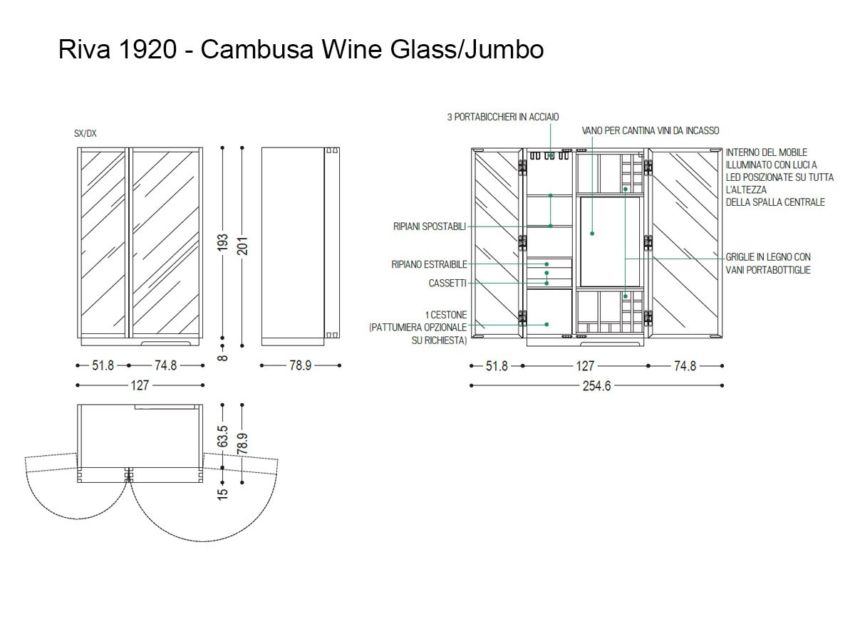 Riva 1920 Cambusa Wine Glass Jumbo