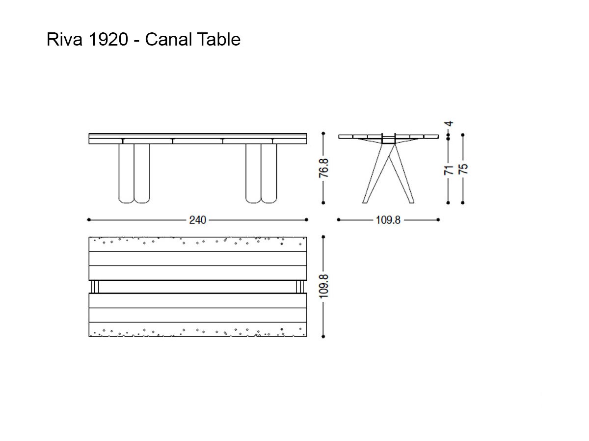 Riva 1920 Canal Table