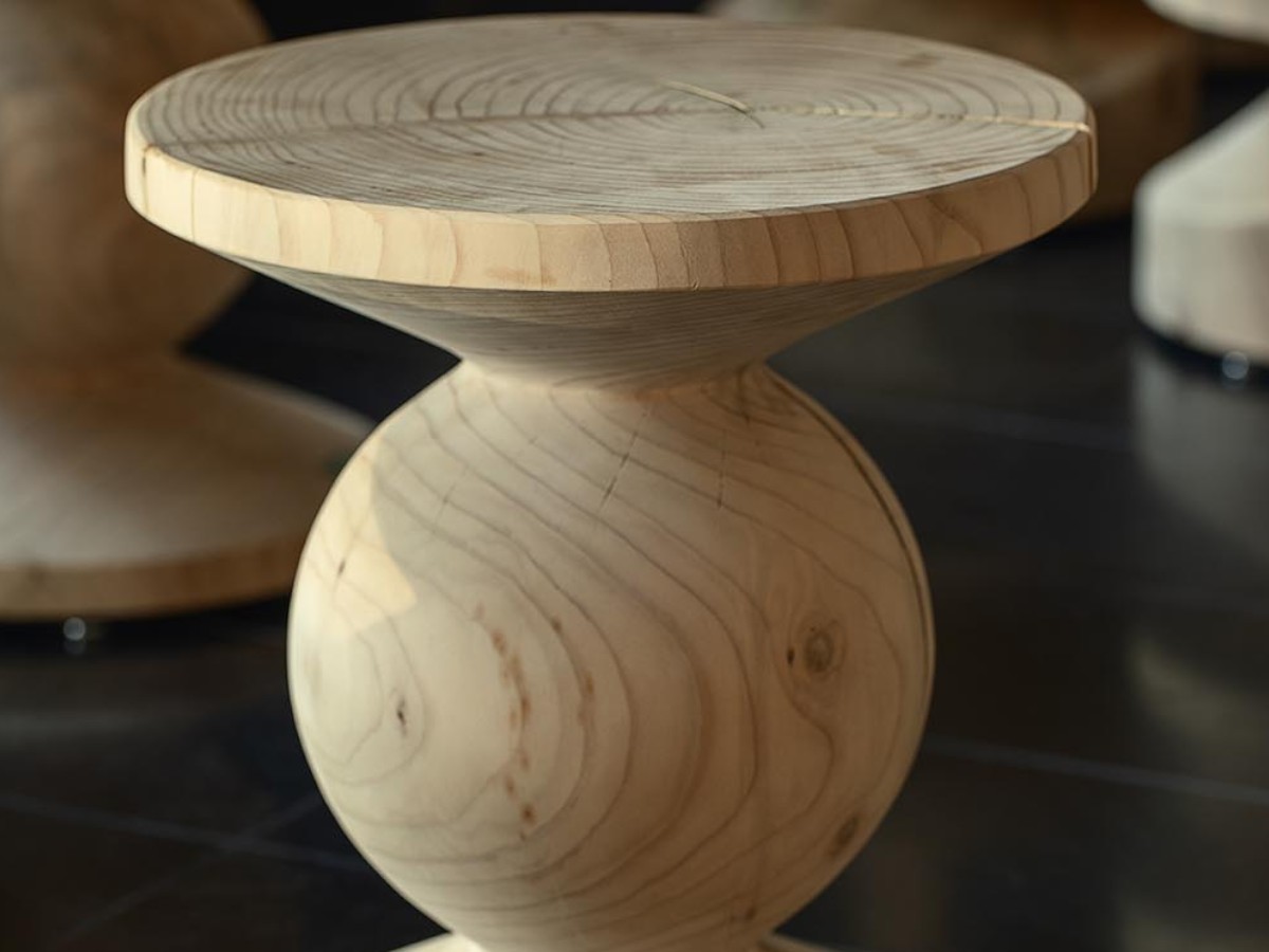 Riva 1920 Circus Outdoor Stool Cedar