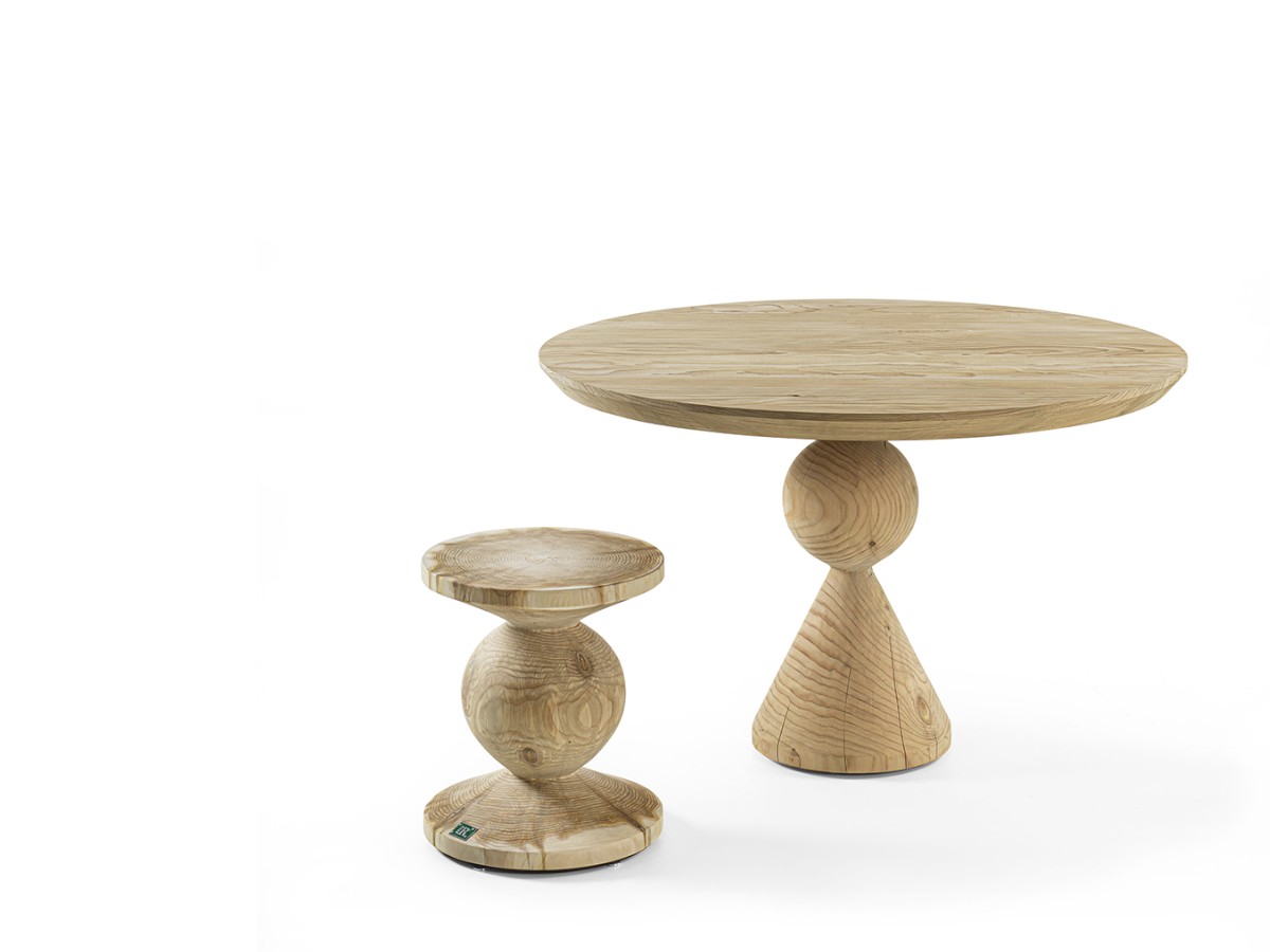 Riva 1920 Circus Outdoor Stool Cedar