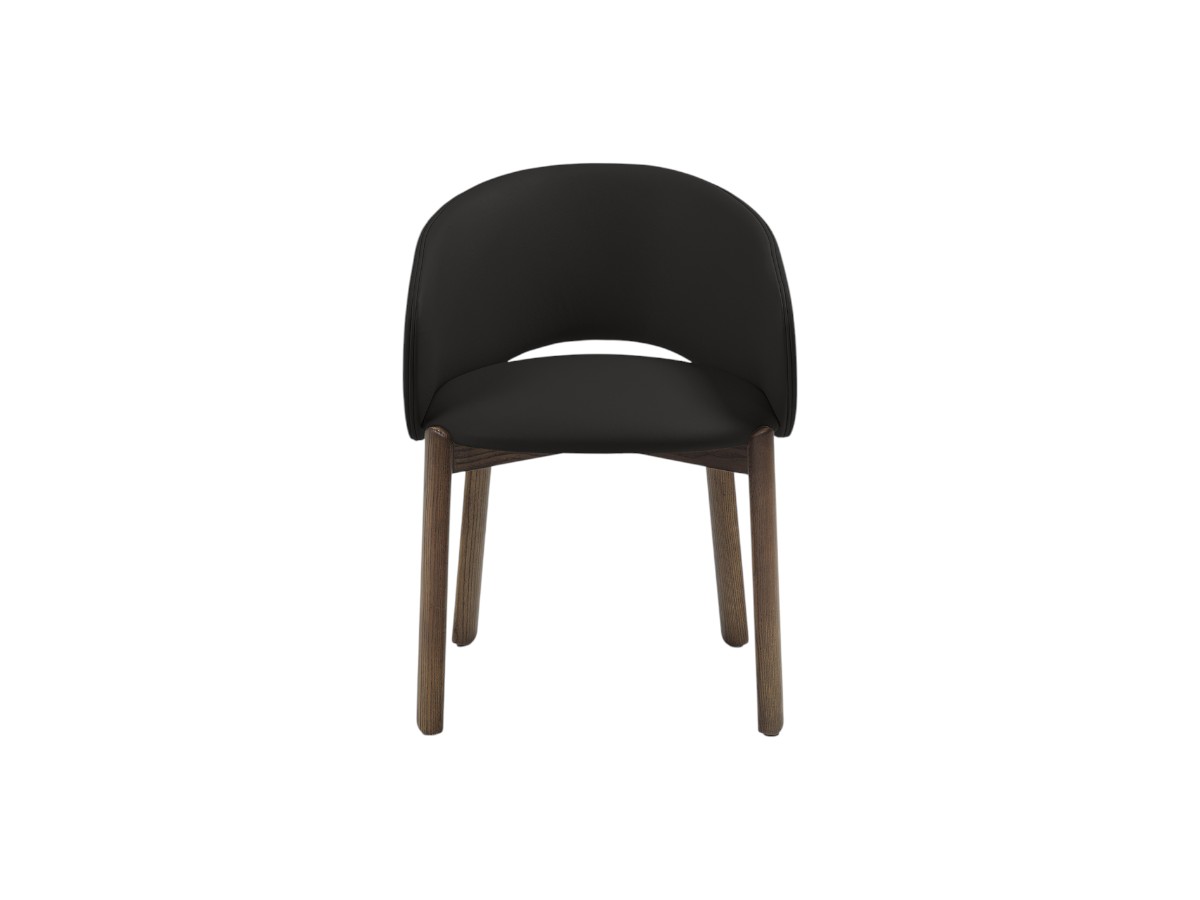 Riva 1920 Dune1 Armchair With Seat And Back Upholstery Walnut Without Knots