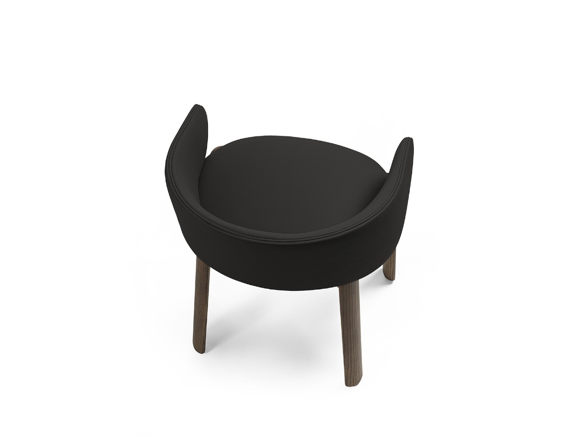 Riva 1920 Dune1 Armchair With Seat And Back Upholstery Walnut Without Knots