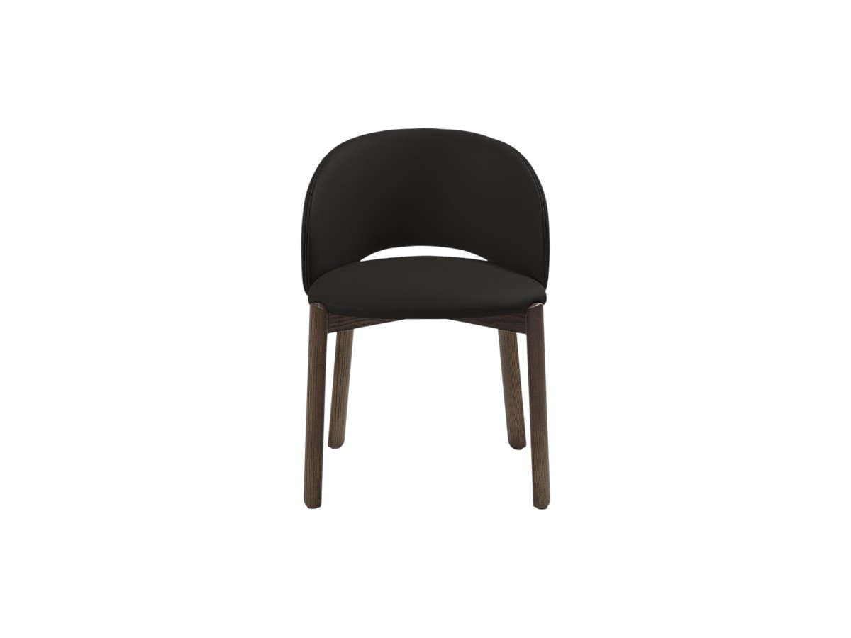 Riva 1920 Dune Chair With Seat And Back Upholstery Walnut Without Knots