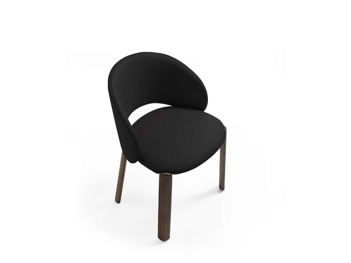 Riva 1920 Dune Chair With Seat And Back Upholstery Walnut Without Knots