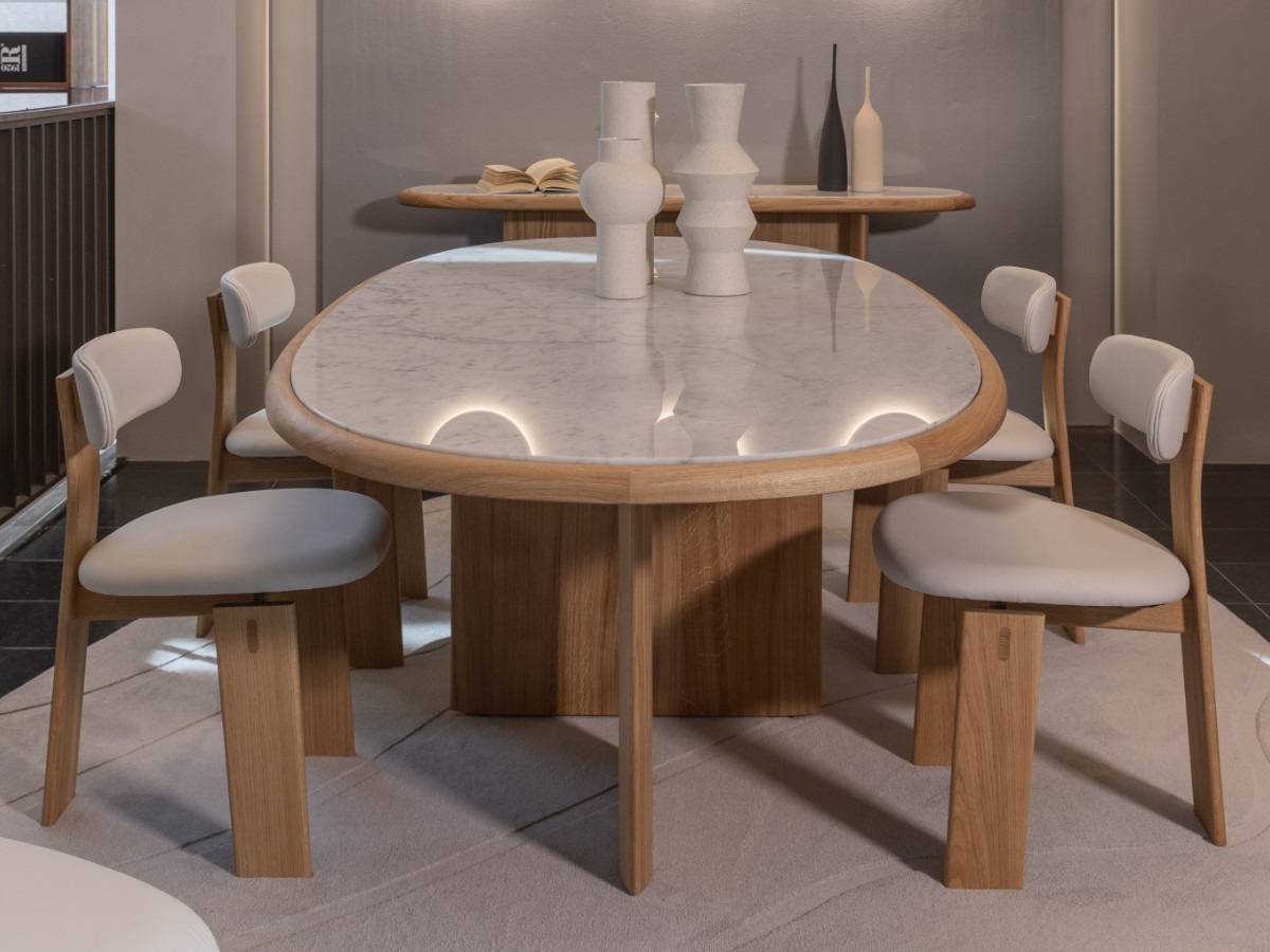 Riva 1920 Heiko Chair With Seat And Back Upholstery Oak Without Knots