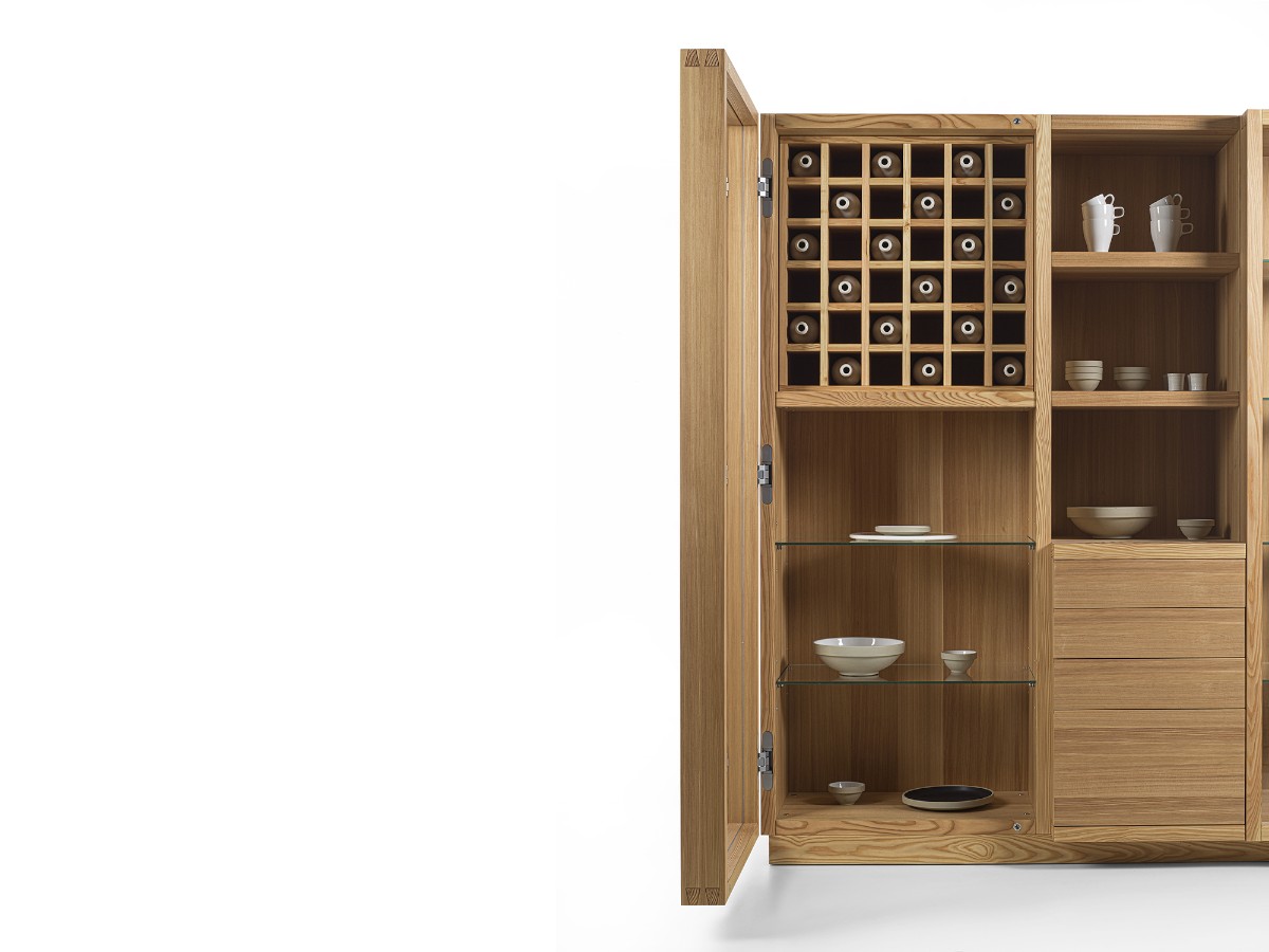 Riva 1920 Hive High Sideboard Oak Without Knots