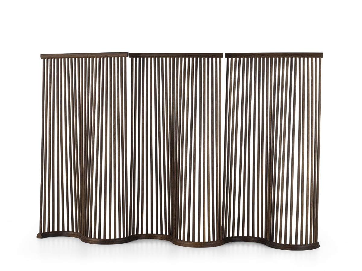 Riva 1920 Ma Room Divider Modular Walnut Without Knots