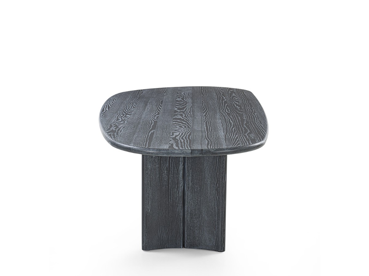 Riva 1920 Medialuna Table Pigmented Ash Without Knots Grey