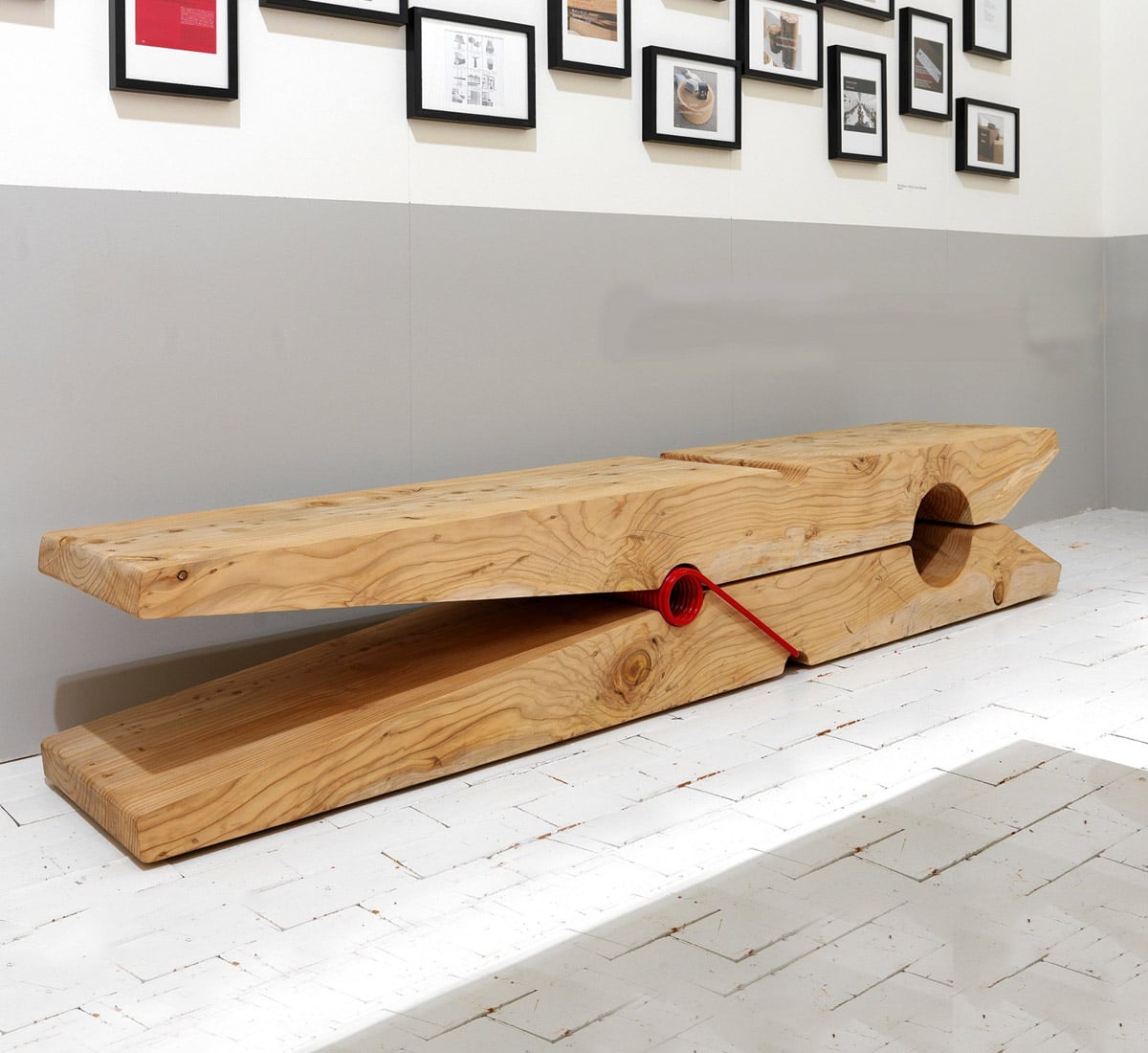 Riva 1920 Molletta Bench Cedar Red 3020