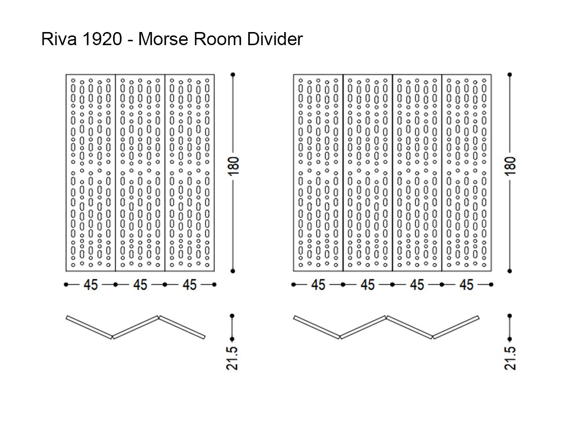 Riva 1920 Morse Room Divider