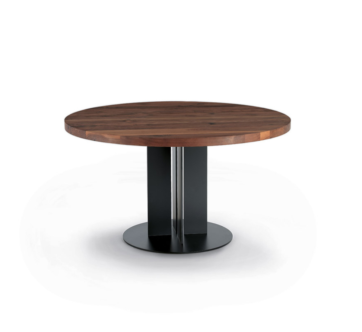 Riva 1920 Natura Round Walnut Table