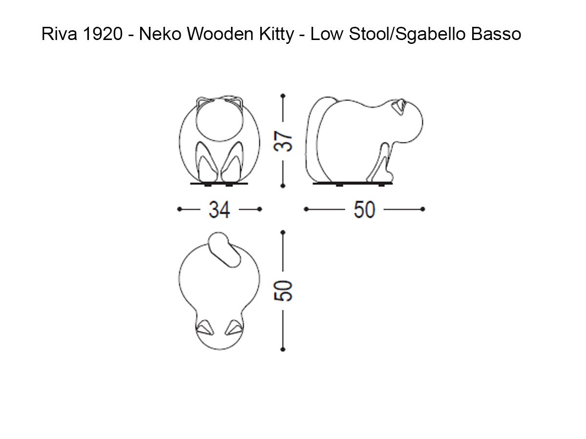 Riva 1920 Neko Wooden Kitty