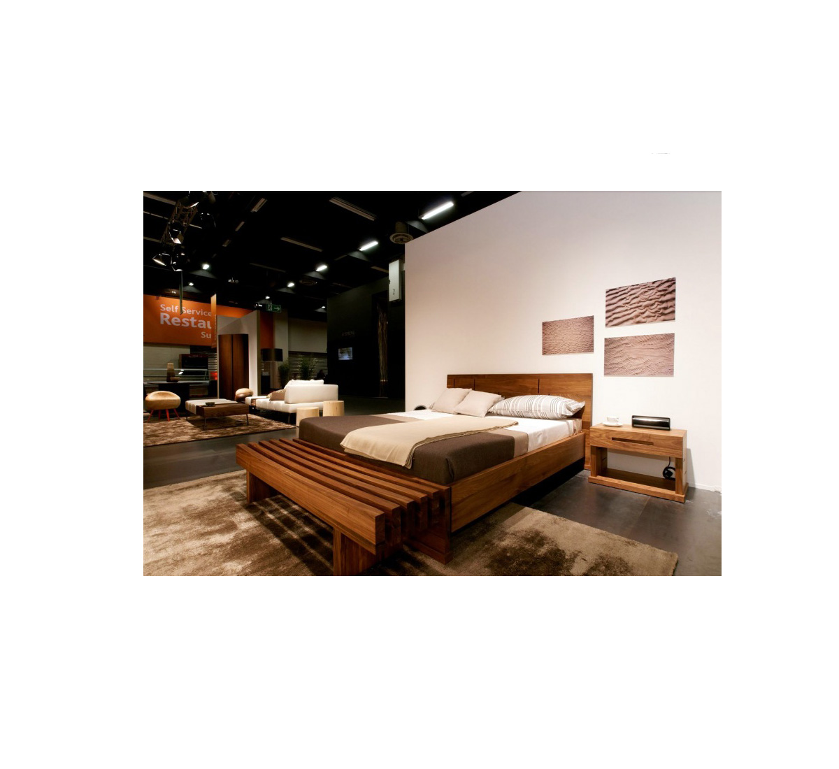 Riva 1920 Night Night Bench Walnut