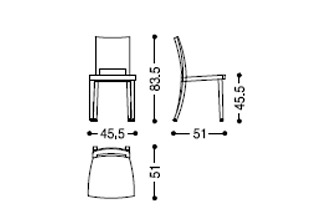 Riva 1920 Pimpinella Wood Chair