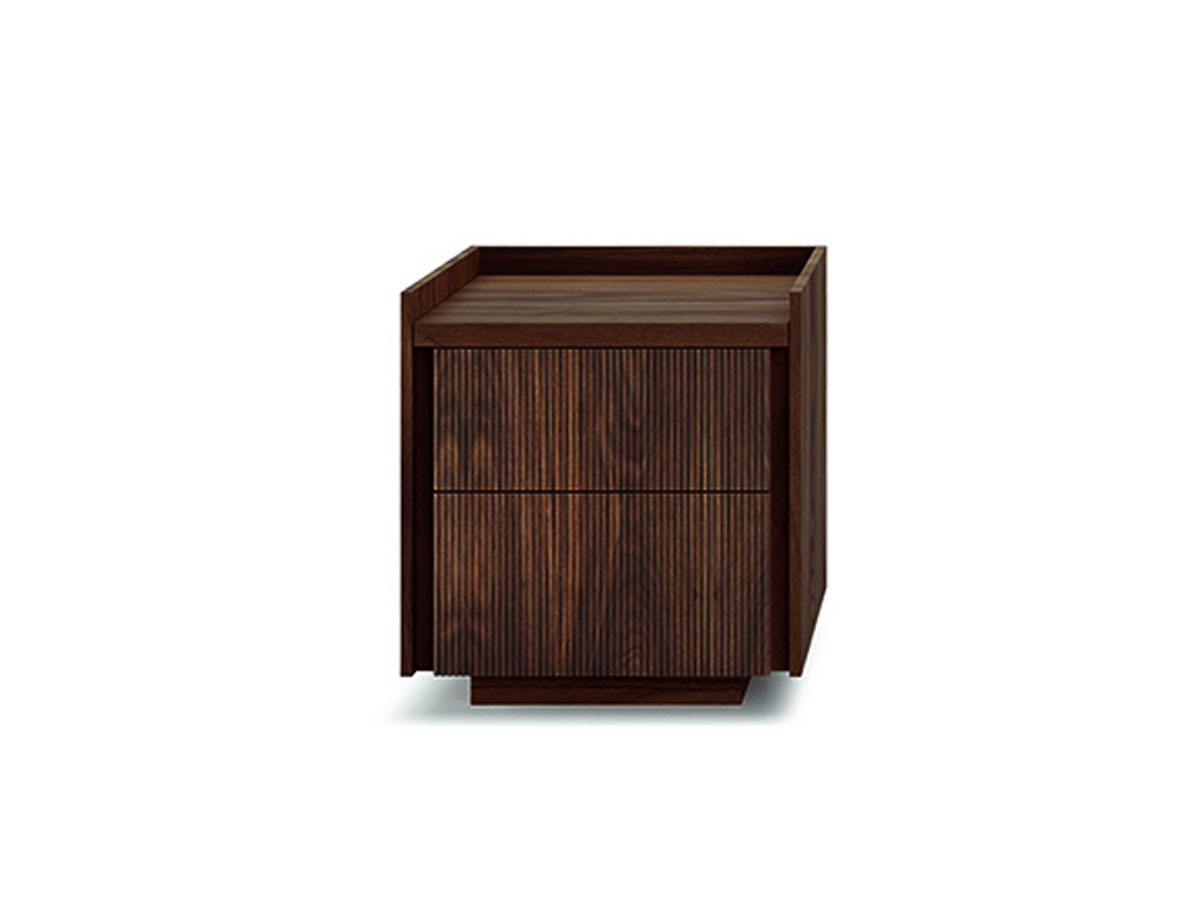 Riva 1920 Revo Night Table 11 Walnut With Knots Fresart Thin