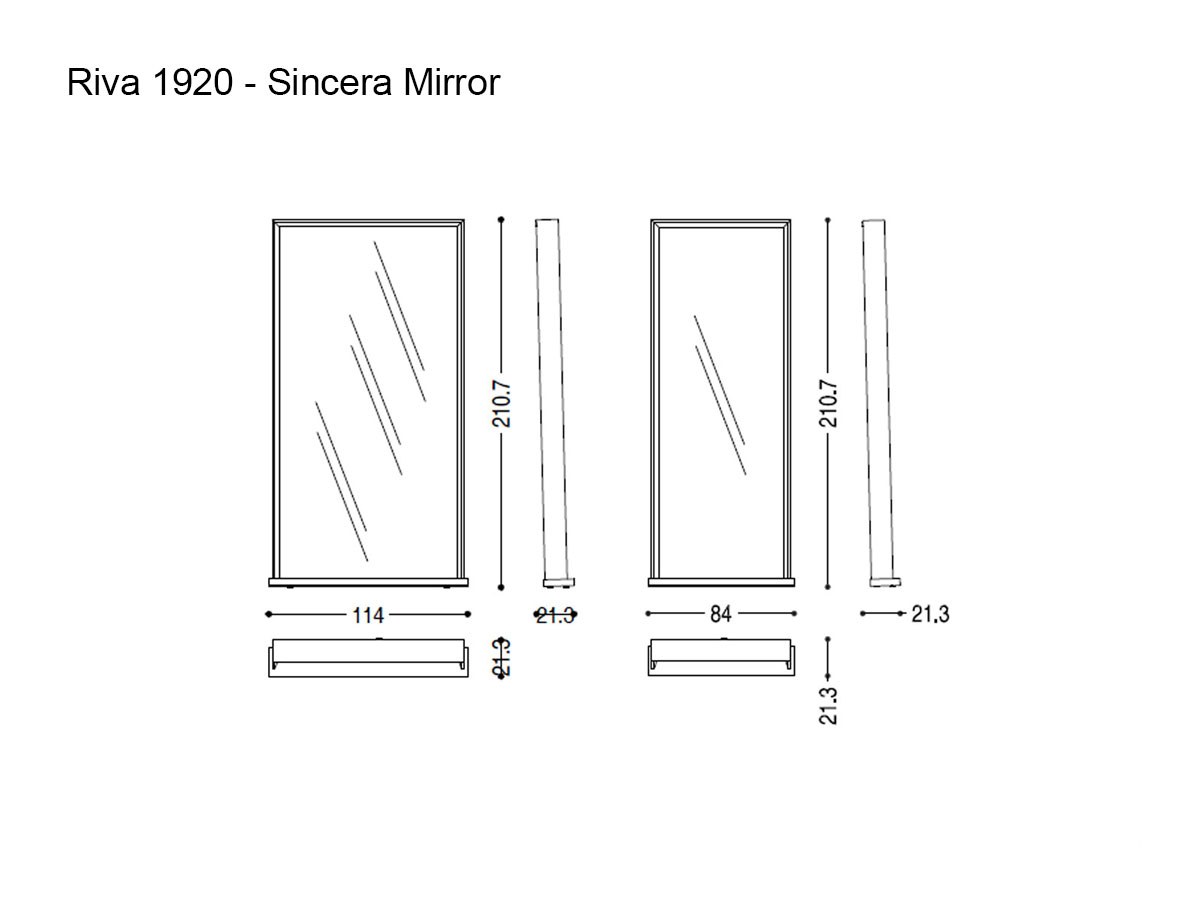 Riva 1920 Sincera Mirror