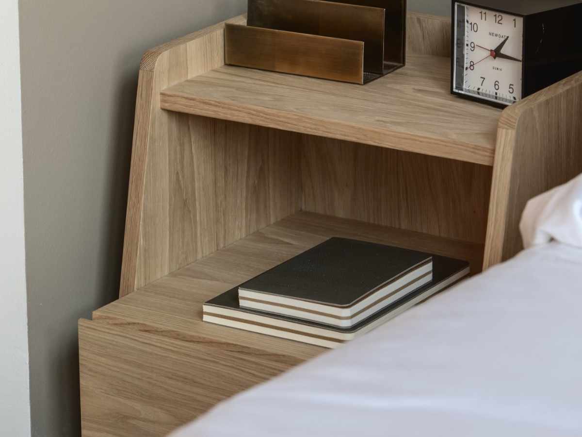 Riva 1920 Urca Bedside Table Oak Without Knots