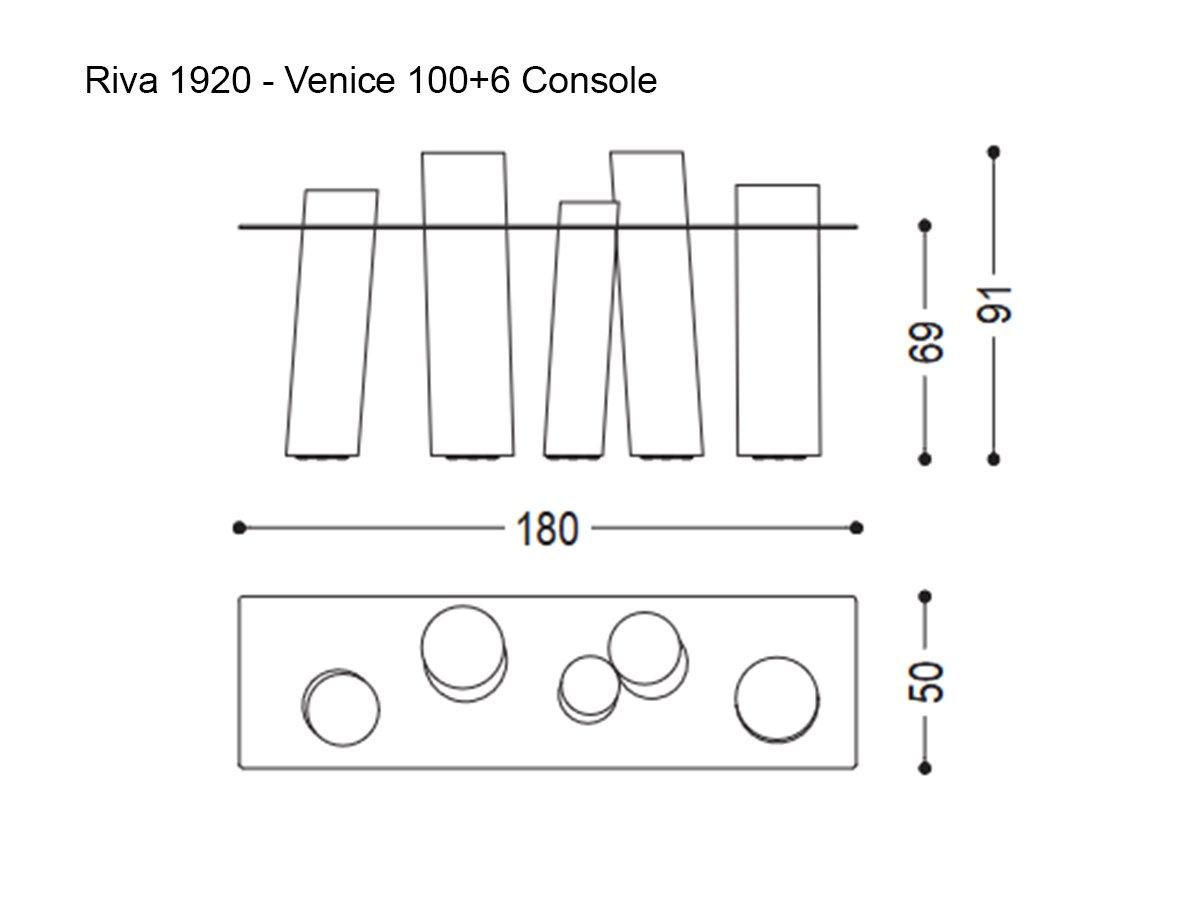 Riva 1920 Venice 1006 Console