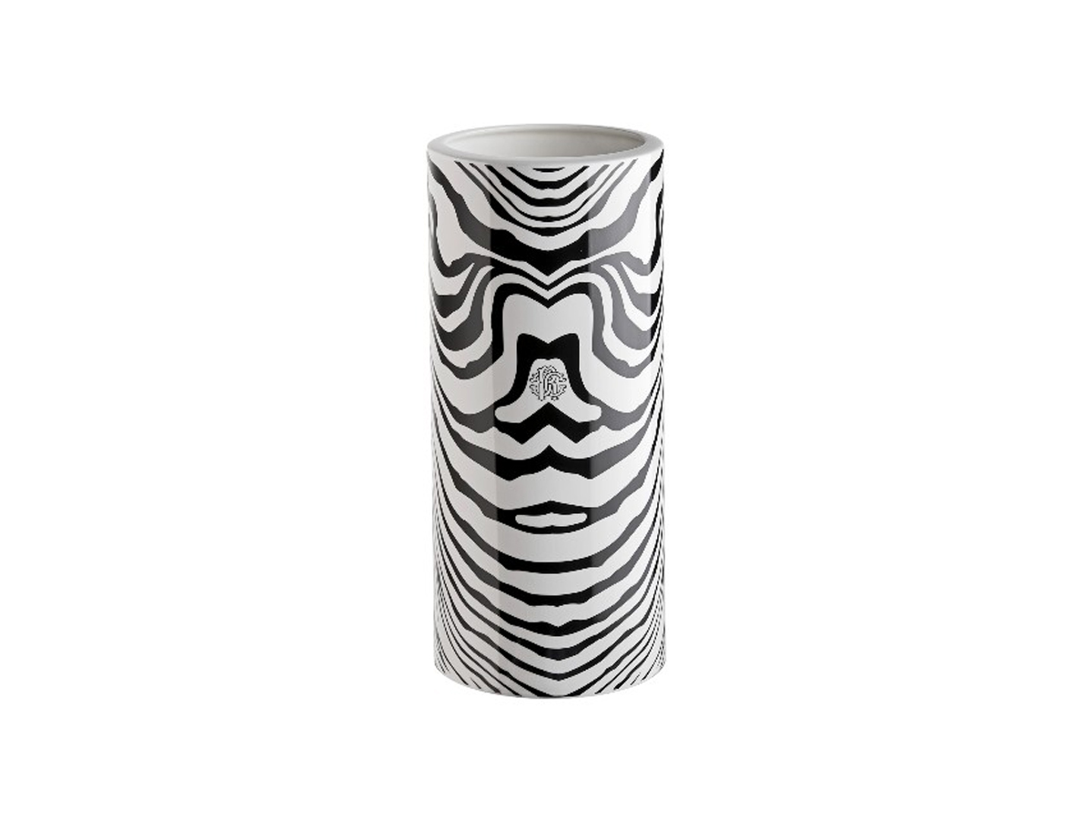 Ваза Roberto Cavalli Home Interiors Zebrage, высокая H 36 см