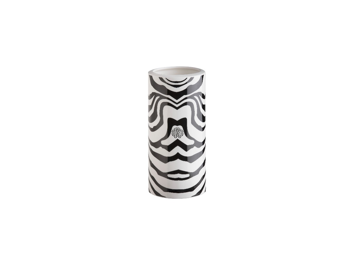 Ваза Roberto Cavalli Home Interiors Zebrage, средняя H 20 см