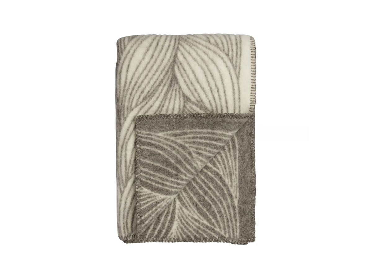 Плед Røros Tweed Naturpledd Flette, 135×200 см