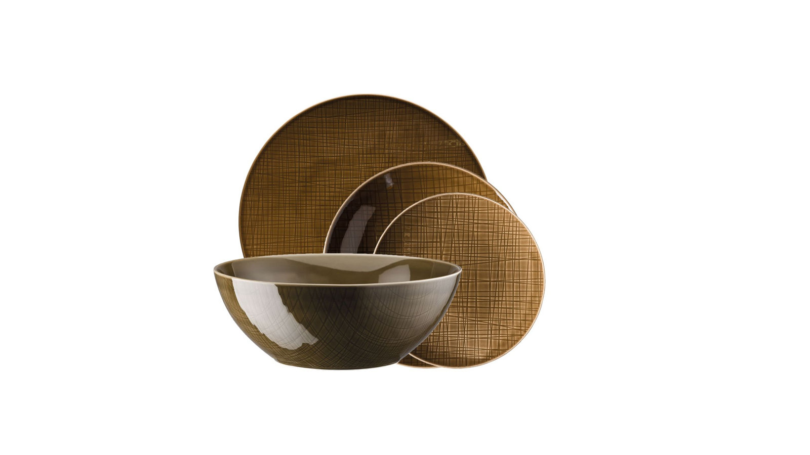 Тарелка Rosenthal Mesh Walnut Set, столовая