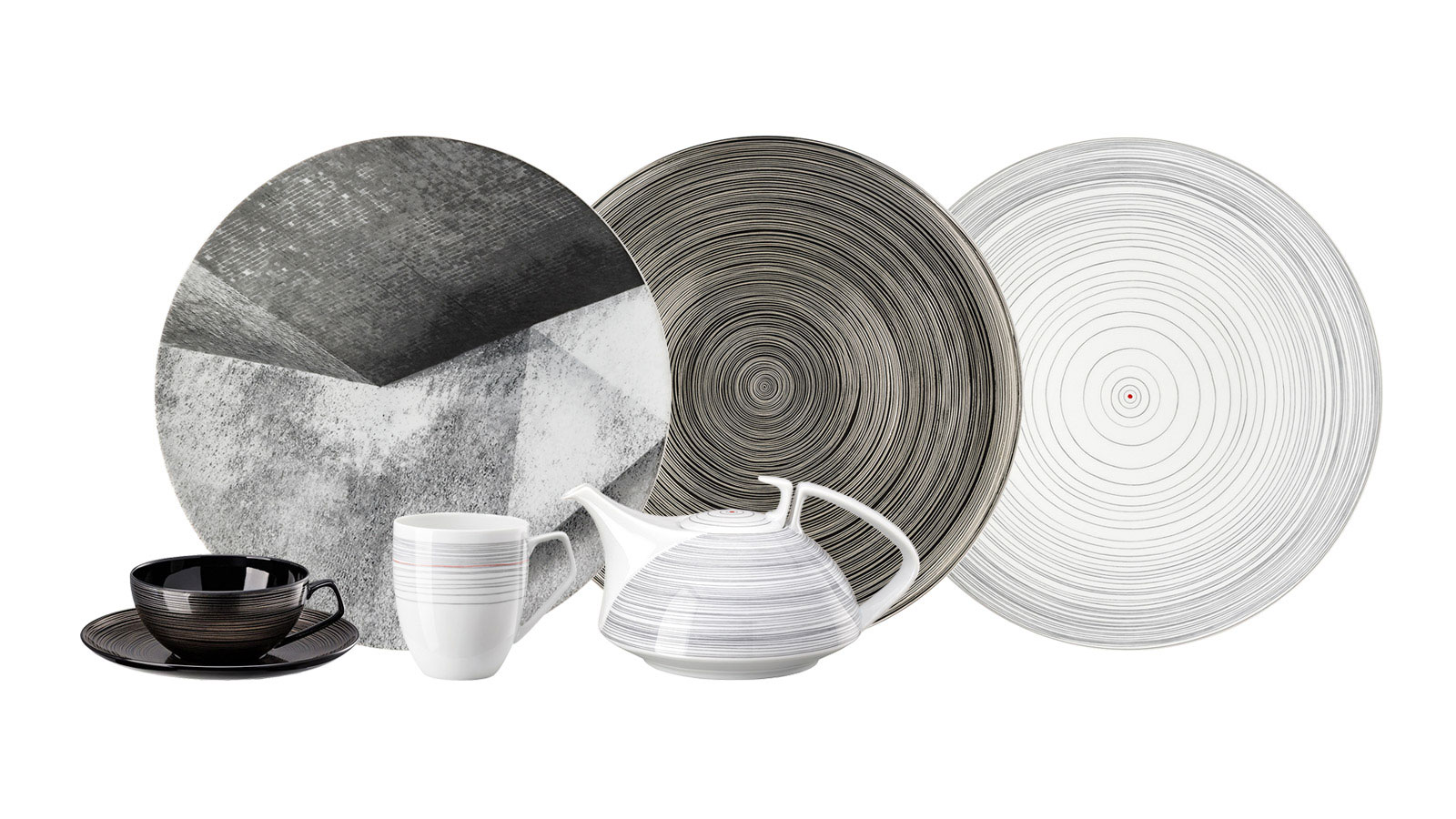 Тарелка Rosenthal TAC Gropius Stripes, коллекция столовая