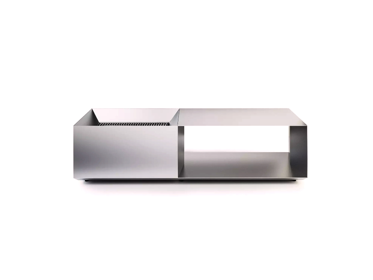 Roshults Brazier Firepit Brushed Stainless Steel
