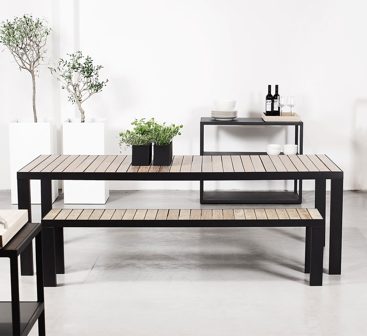 Roshults Garden Dinner Table 220 Outdoor