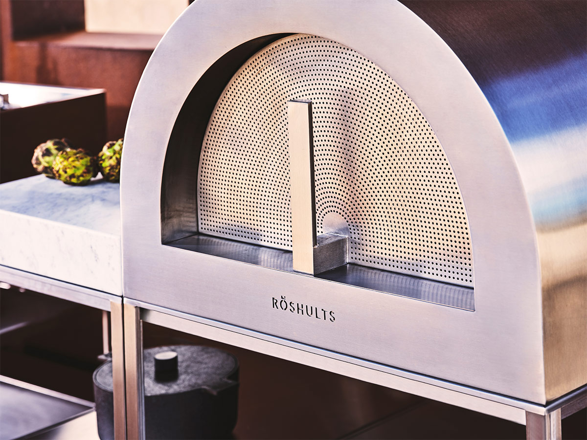 Roshults Open Kitchen Wood Oven