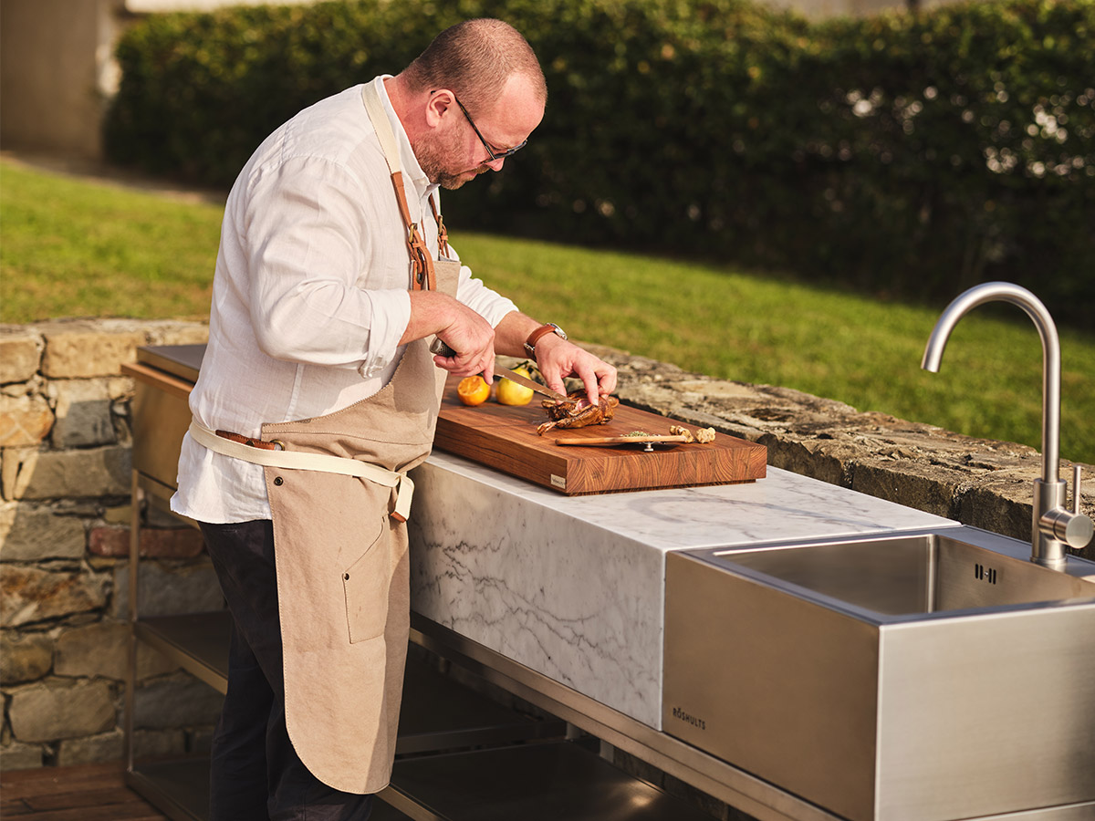 Roshults Open Kitchen Module Marble 100