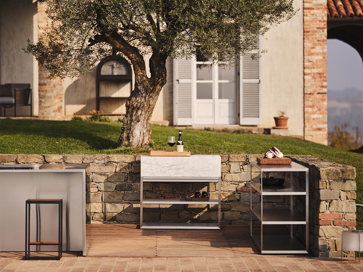 Roshults Open Kitchen Module Marble 100