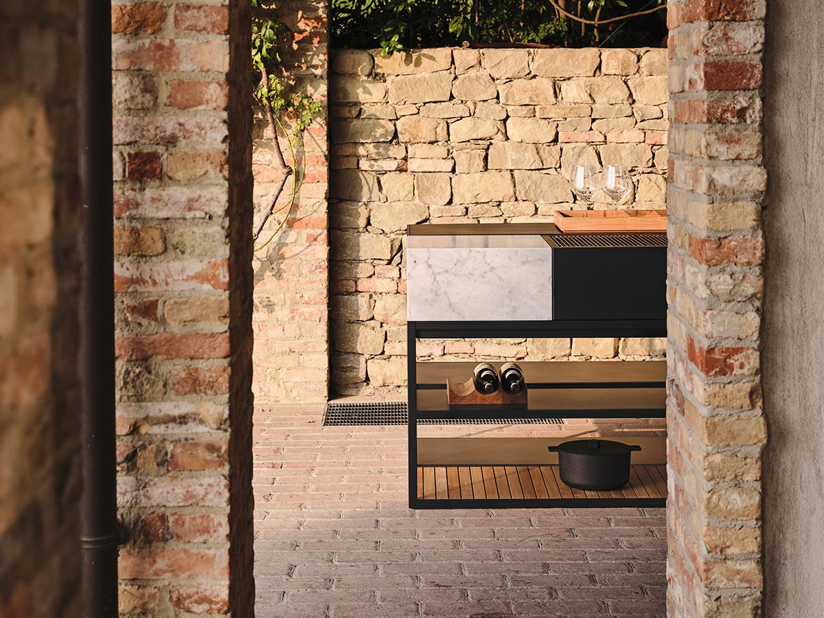 Roshults Open Kitchen Module Marble 50