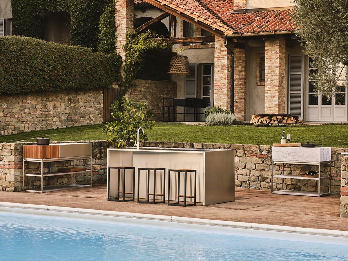Roshults Open Kitchen Module Marble 100