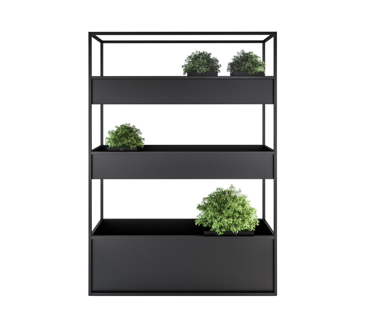 Roshults Planter Carl 1400 3 Box Flowerpot