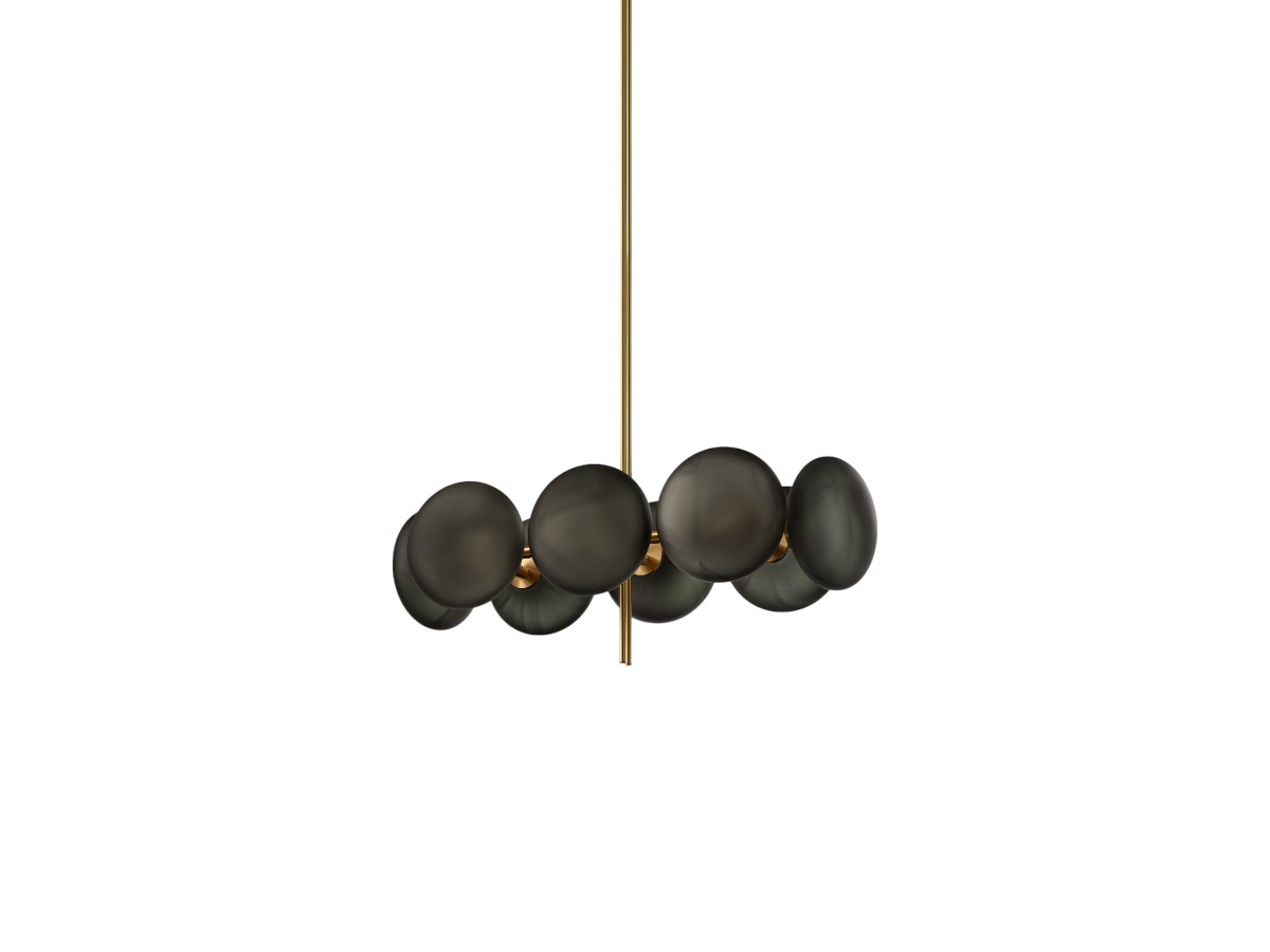 Ross Gardam Aeris Linear 108 Chandelier Brass