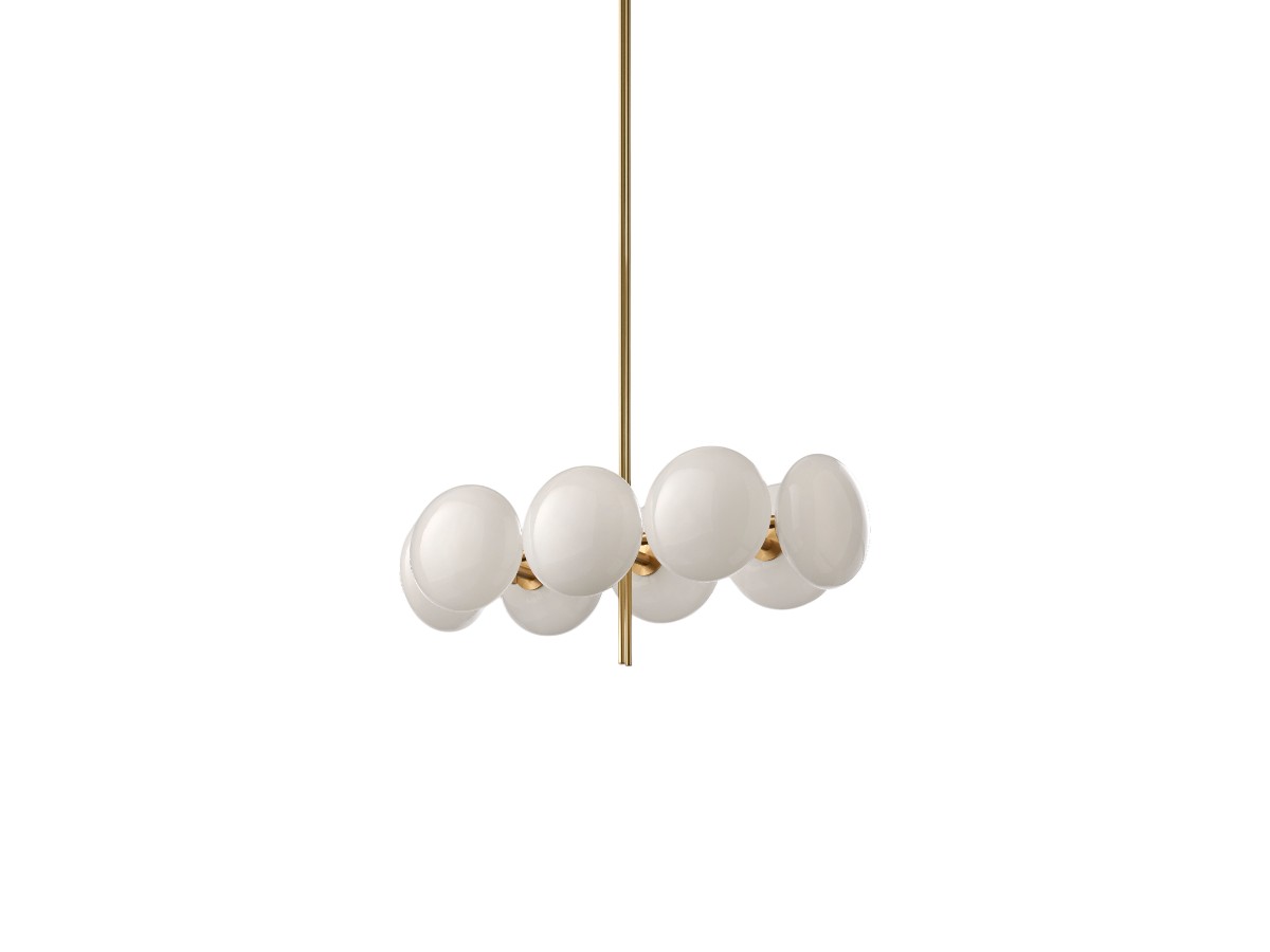 Ross Gardam Aeris Linear 108 Chandelier Brass