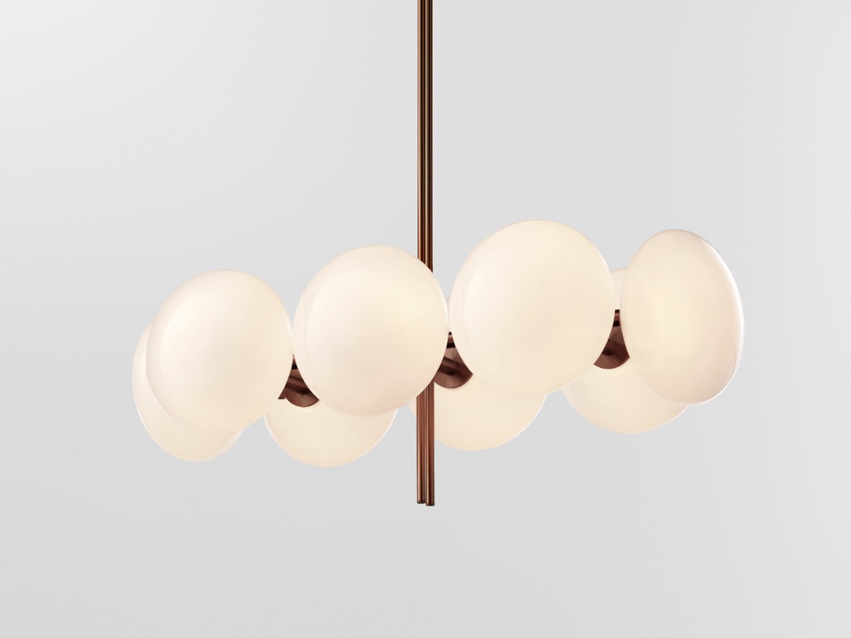 Ross Gardam Aeris Linear 108 Chandelier Bronzed