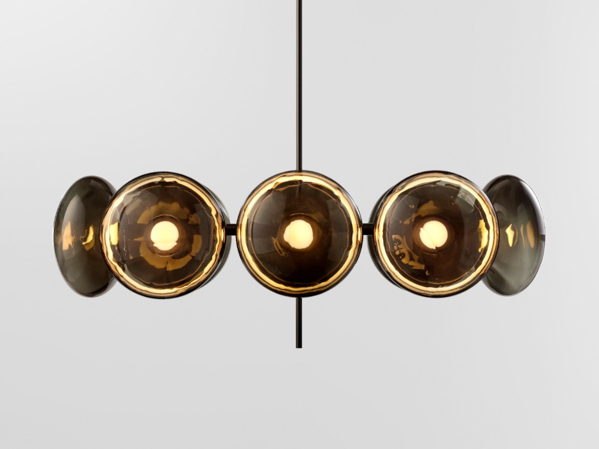 Ross Gardam Aeris Linear 108 Chandelier Blackened