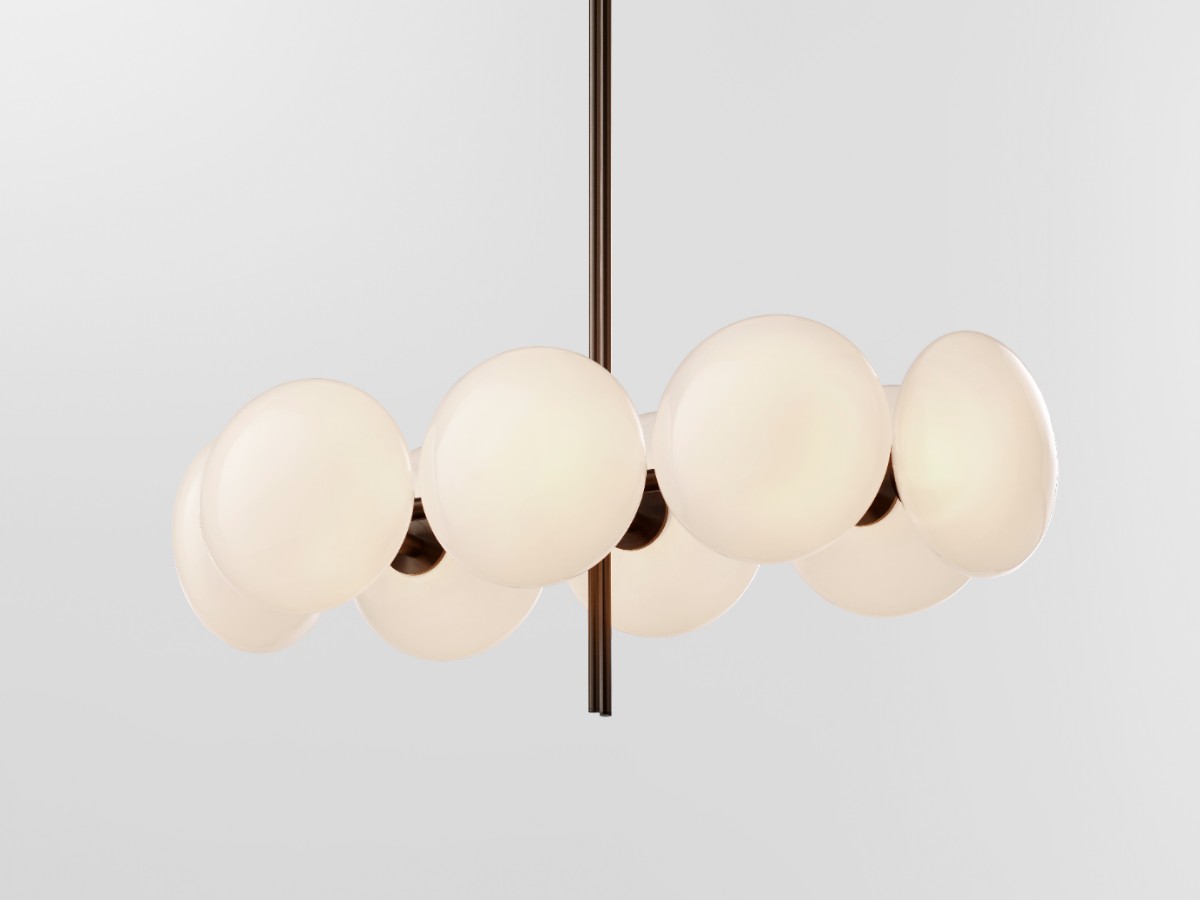 Ross Gardam Aeris Linear 108 Chandelier Blackened