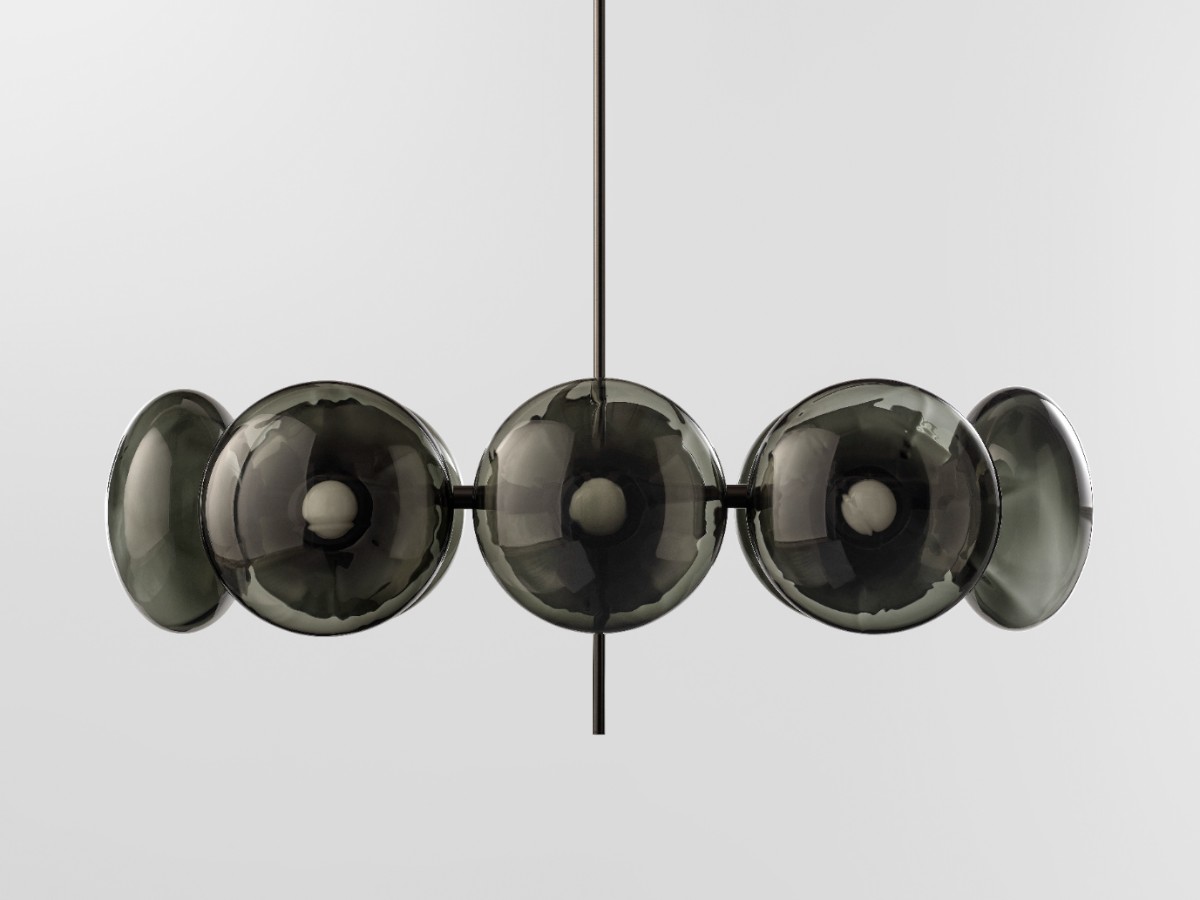Ross Gardam Aeris Linear 108 Chandelier Blackened