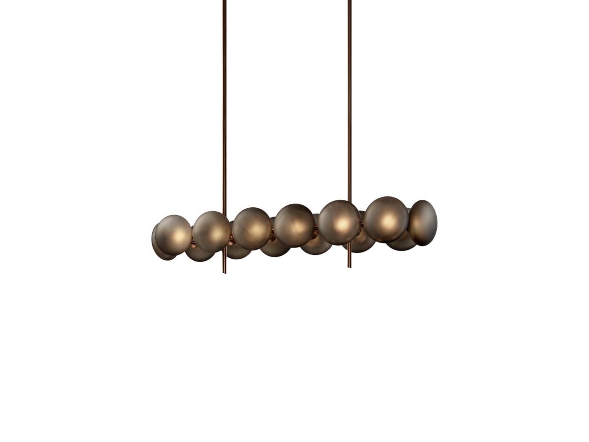 Ross Gardam Aeris Linear 214 Chandelier Bronzed