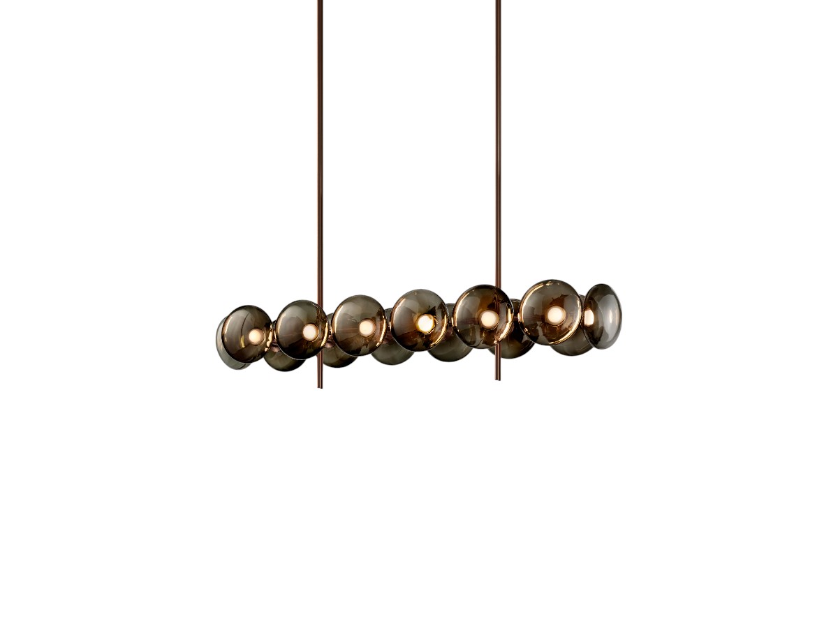 Ross Gardam Aeris Linear 214 Chandelier Bronzed