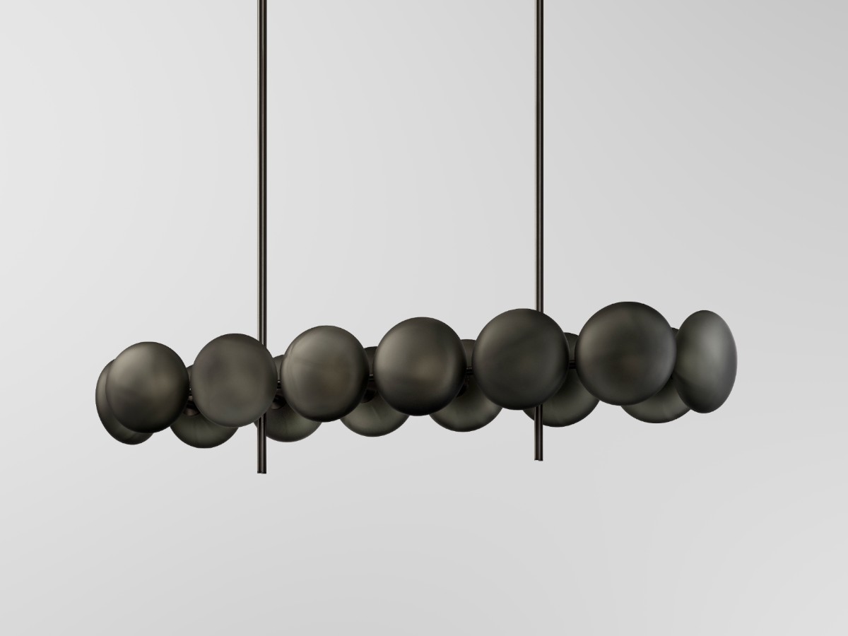 Ross Gardam Aeris Linear 214 Chandelier Blackened