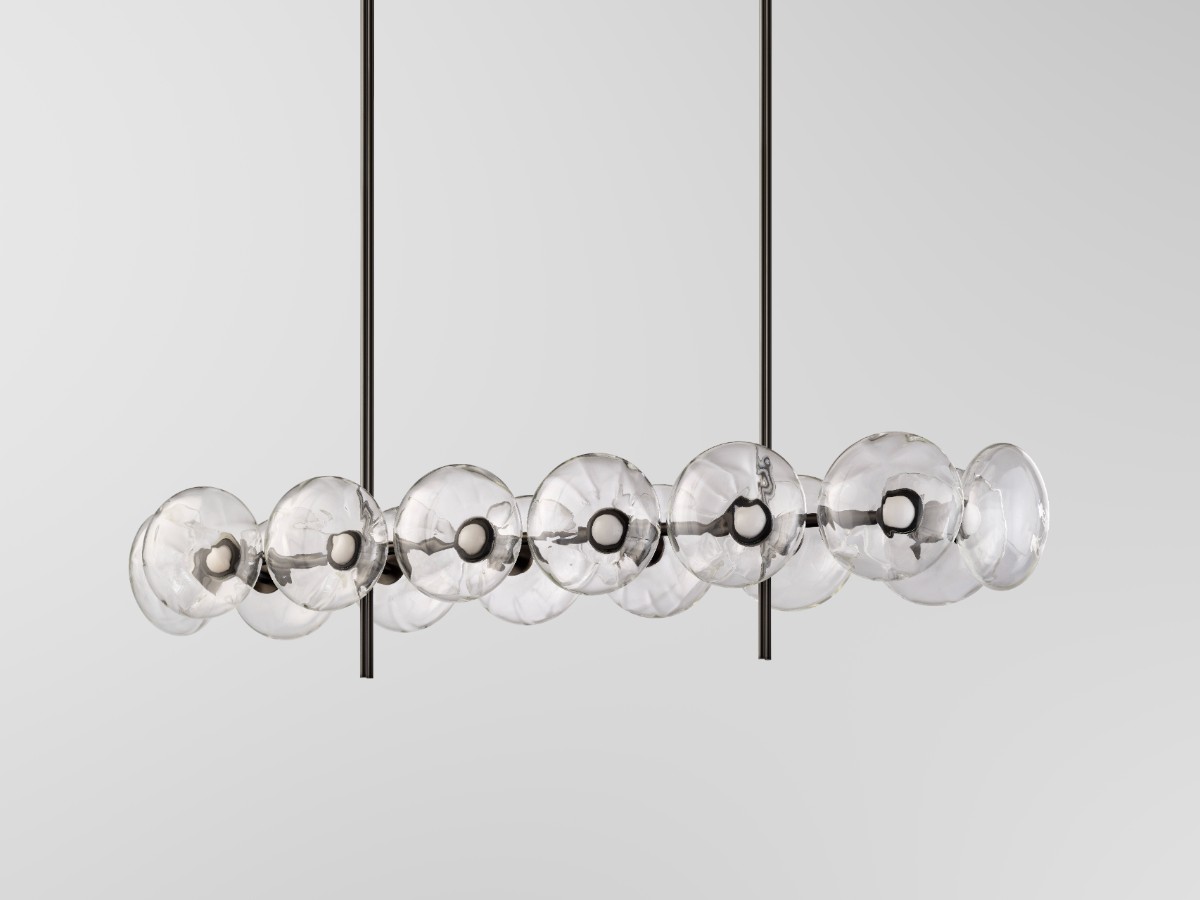 Ross Gardam Aeris Linear 214 Chandelier Blackened