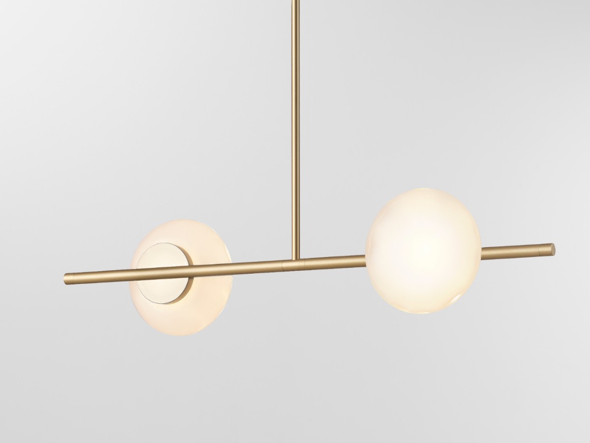 Ross Gardam Ceto Horizontal 12l Chandelier Single
