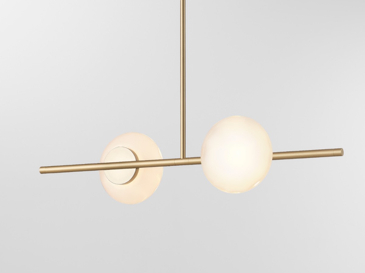 Ross Gardam Ceto Horizontal 12s Chandelier Single