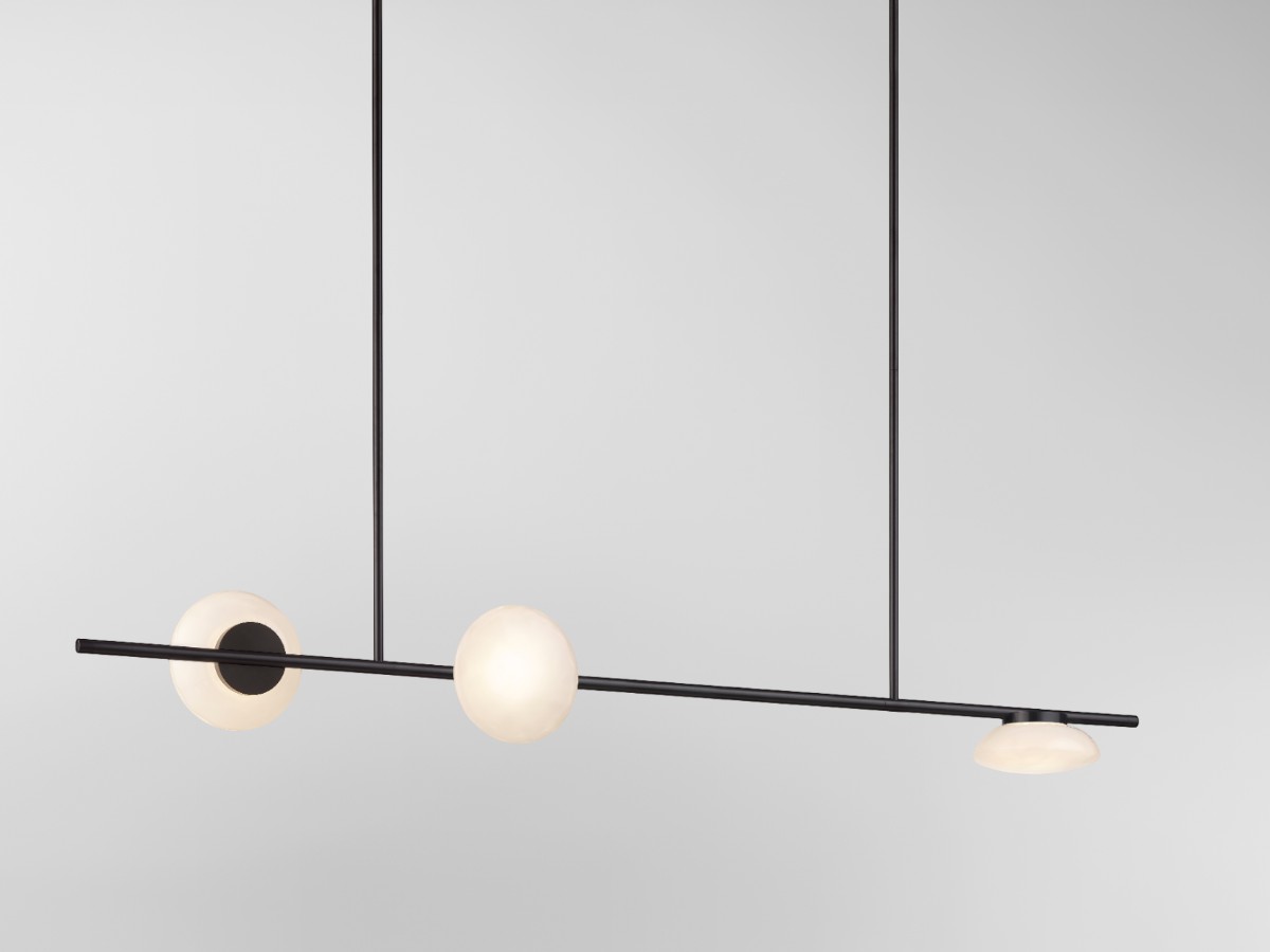 Ross Gardam Ceto Horizontal 23l Chandelier Double