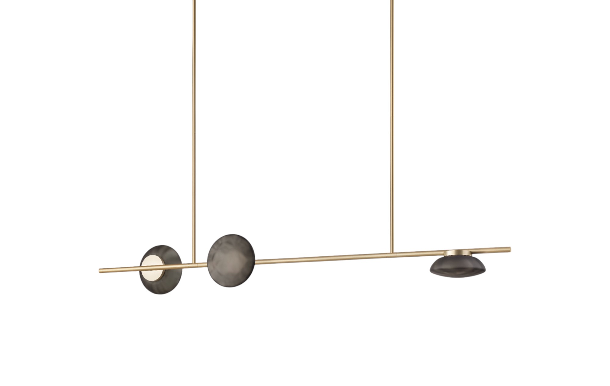 Ross Gardam Ceto Horizontal 23l Chandelier Double